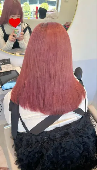 セミロング カラー Eleanor枚方店 店長　飛鳥　薫のヘアスタイル