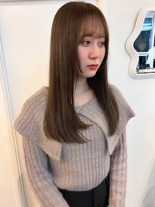 ロング カラー レイヤーカット/韓国 ヘア/ honokaのヘアスタイル