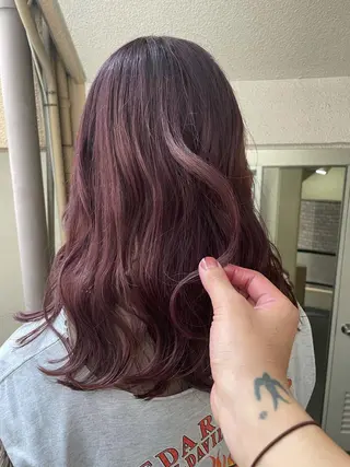 セミロング カラー 💎髪質改善💎 デザイナーshinのヘアスタイル