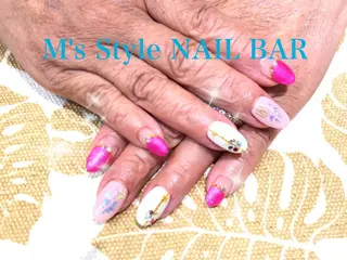 セミロング ネイル M's Style NAIL BARのネイルデザイン