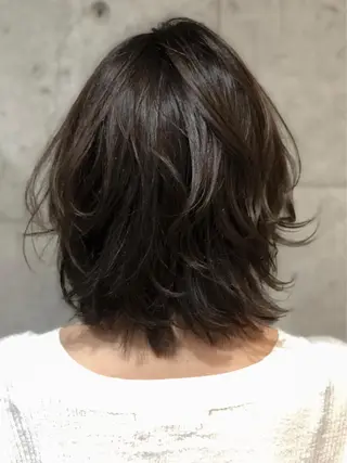 ミディアム カラー 【ショート特化】 森本　祐太のヘアスタイル