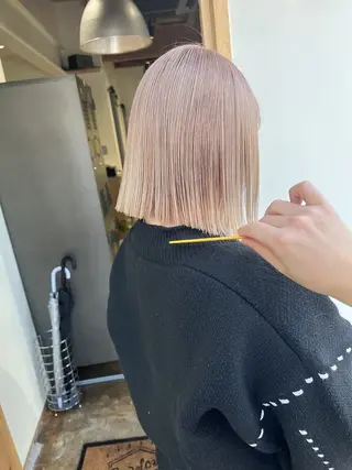 ショート カラー MEGU💓艶髪 レイヤー💓韓国風のヘアスタイル
