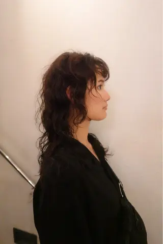 ロング カラー パーマ 🍁ロングパーマドラ イパーマ🍁陸来のヘアスタイル