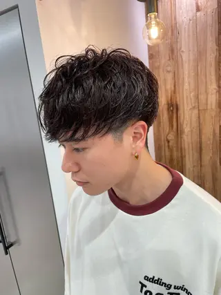 ショート メンズ 神 嵩徳のヘアスタイル