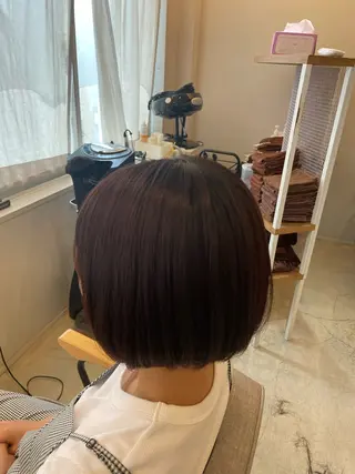 ショート 特化✨透明感カラー 白髪染め✨住田緋菜のヘアスタイル