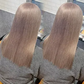 セミロング 松本 沙城のヘアスタイル