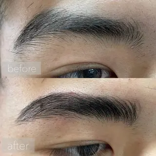 メンズ アイブロウ 亀井隆汰/メンズ専門 パーマ特化美容師のヘアスタイル