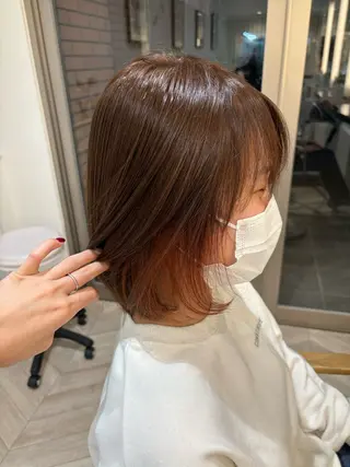 ミディアム 💐レイヤー/透明感 カラー💐智口彩香のヘアスタイル