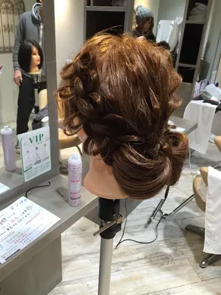 ヘアアレンジ ヘアセット 野中のヘアスタイル