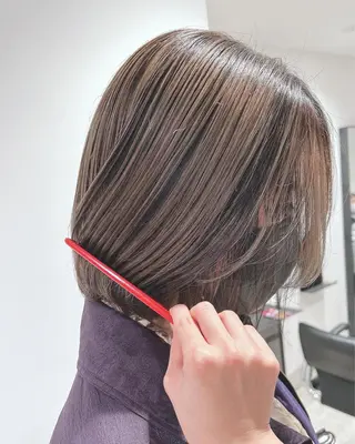 ショート カラー スキバサミを使わない カット🌼唯🌼のヘアスタイル
