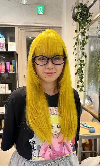 ロング カラー lomalia ayuのヘアスタイル