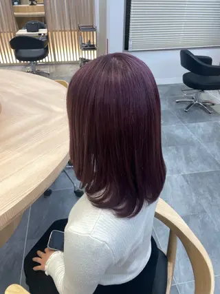 ミディアム カラー 銀座　REFINED 🫧立元のヘアスタイル