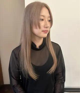 ロング カラー ウルフカット🪽 レイヤー/髪質改善のヘアスタイル