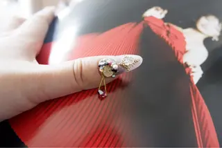 セミロング めぐみのネイルサロン スタッフ練習のネイルデザイン