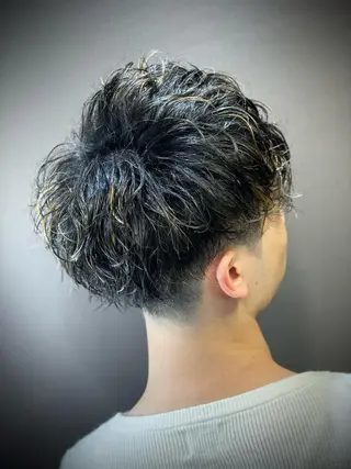 ショート パーマ メンズ ⚡️メンズ特化⚡️ 倉林 隼大のヘアスタイル