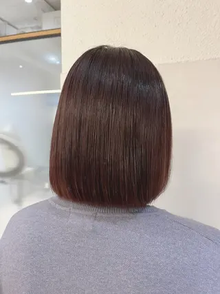 ショート あらいしほ /ダブルカラーのヘアスタイル