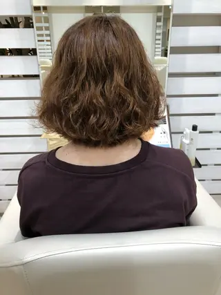 パーマ 松永 夏のヘアスタイル