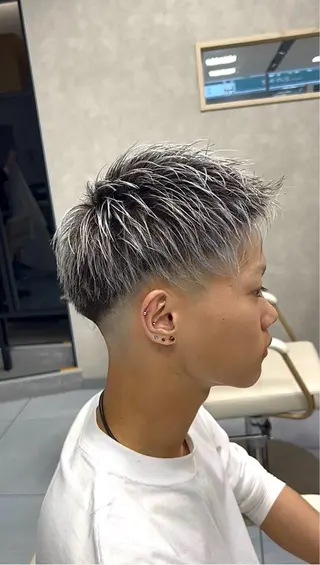 ショート カラー メンズ 🔮メンズ縮毛矯正 メンズパーマ💎竹永のヘアスタイル