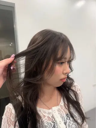 ロング SAYAKA🫧 メンズ.縮毛／表参道のヘアスタイル