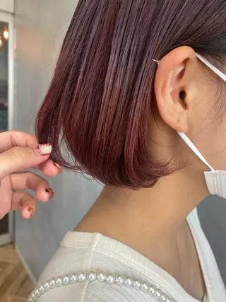 ミディアム 立野 希沙のヘアスタイル