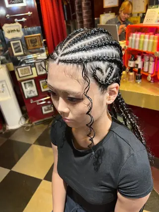 横浜ロングミディアム レイヤー/ 平林侑馬のヘアスタイル