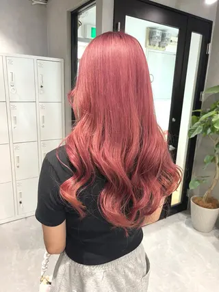 ロング カラー 暖色ハイトーン特化 🥇Mioのヘアスタイル