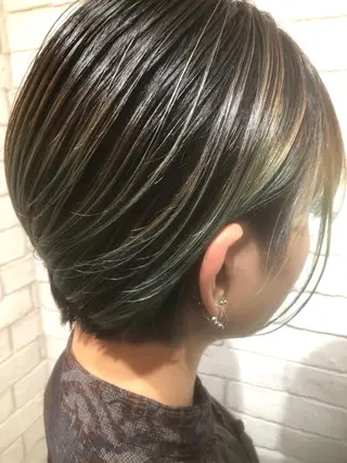 ショート カラーアンドケアリタ kitamuuuのヘアスタイル