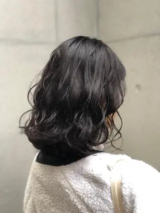 ミディアム カラー ブリーチ縮毛矯正/ デサキ ショウヘイのヘアスタイル