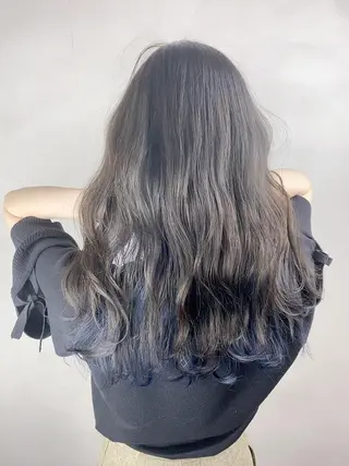 セミロング カラー 重政 和樹のヘアスタイル