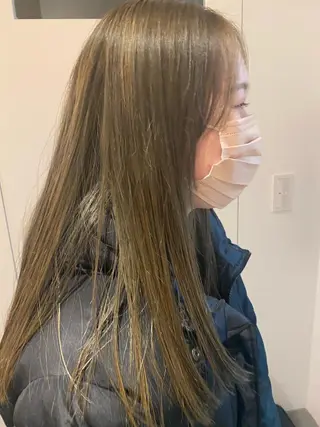 ミディアム カラー 砂原 ひよりのヘアスタイル
