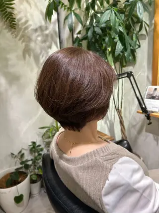 ショート ショートカット /バレイヤージュ✨のヘアスタイル