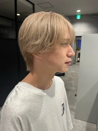 カラー メンズ 青木 奏楽のヘアスタイル
