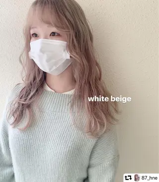 ロング カラー RAYS/レイズ/立川/立川南口所属・レイズ 立川のヘアスタイル