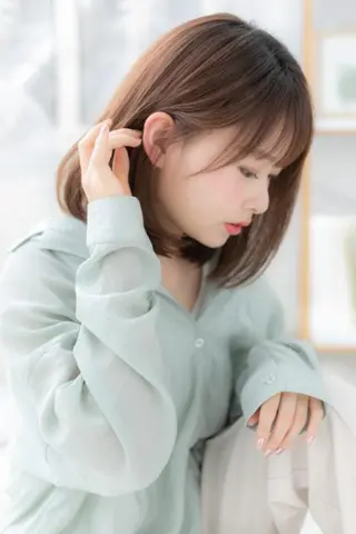 ミディアム カラー 出川 宙☘️のヘアスタイル