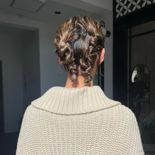ヘアアレンジ 市川 蘭のヘアスタイル