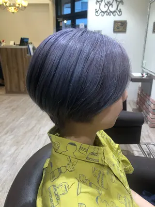 ショート メンズパーマ、カラー 大募集村上莉奈のヘアスタイル