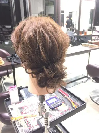 ヘアアレンジ hair make echo滿木あい花のヘアスタイル