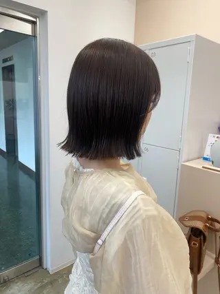 ミディアム カラー ヘアアレンジ ボブ /ニュアンス/ satomi🧸💖のヘアスタイル