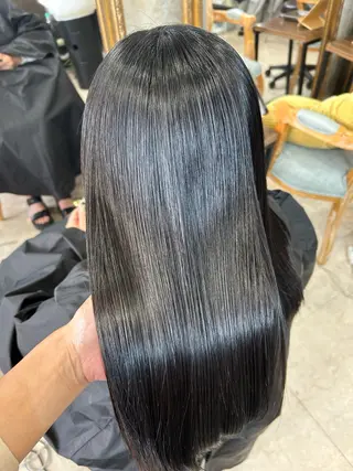 ロング カラー パーマ AnFye forprcoのヘアスタイル