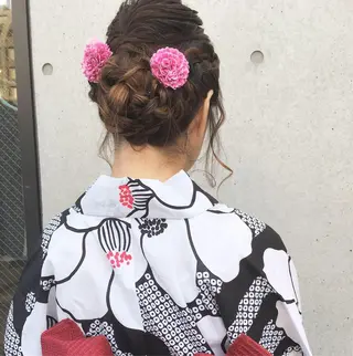 ヘアアレンジ くまがい みゆ【edge.】のヘアスタイル