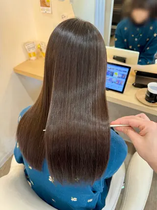 ロング 中川 真帆のヘアスタイル