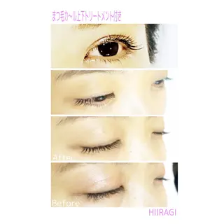 マツエク・マツパ 美容室 HIIRAGIのマツエク・マツパデザイン