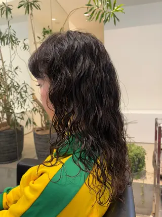 ロング パーマ ANY/須田麻人 /パーマスタイルのヘアスタイル