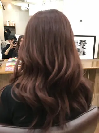 セミロング カラー ヘアアレンジ _WHITE芝本 賢吾【天王寺店】のヘアスタイル