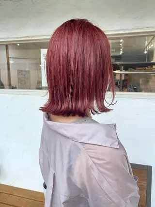 ミディアム カラー 後藤 陽花子のヘアスタイル