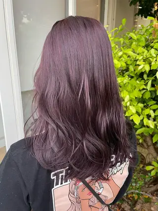 ロング カラー LUXBE LUCE ひなののヘアスタイル