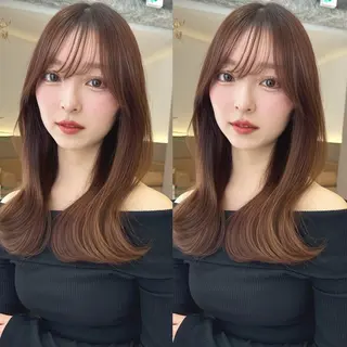 ミディアム カットモデル募集 長谷川のヘアスタイル