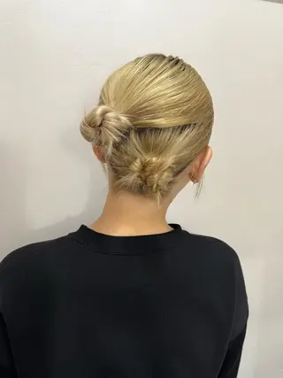 ヘアアレンジ 🫧もも /艶カラー/髪質改善のヘアスタイル