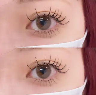 マツエク・マツパ 無料モデル 🎀misaki🎀のマツエク・マツパデザイン