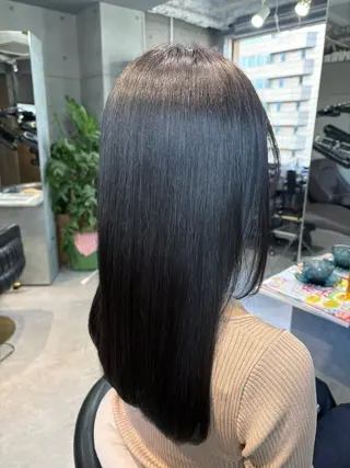 ロング 髪質改善☺︎縮毛矯正 ふじい まりんのヘアスタイル